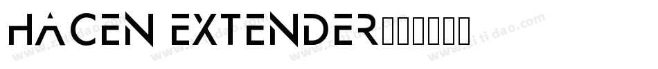 Hacen Extender字体转换